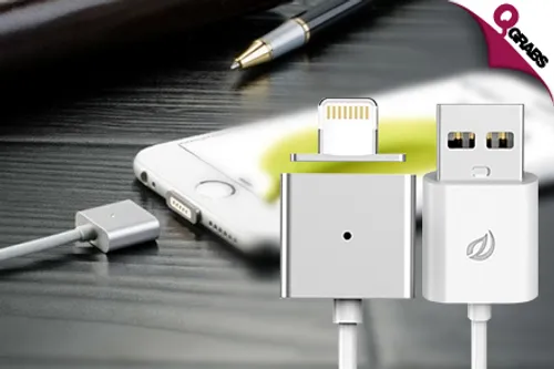 From QR69 Connect Easier with a Magnetic Charging Cord - Choose from 8-Pin OR Micro USB! (Up to QR364 Value)